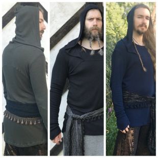 Blue sweater worn by Bjorn Lothbrok (Alexander Ludwig) as seen in Vikings  (Season 6)