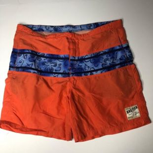 Nautica Swim Trunks Shorts Men XL Floral vintage