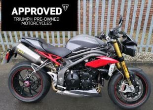 Triumph Speed Triple R (16) Grey TRIUMPH APPROVED+1 OWNER+FSH +ARROW PIPES