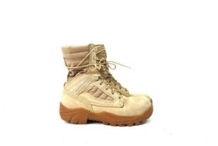 Corcoran Military Boots hommes Tan Leather armée de combat Grunge Punk Desert Hiking Boots Tall Lace Ups Khaki Tan Chaussures pour hommes taille 6