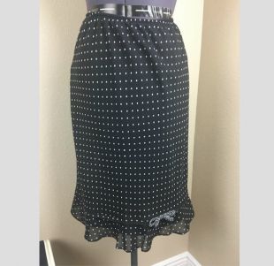 90's MSK Petite Polka Dot Jupe jupe sz S/P