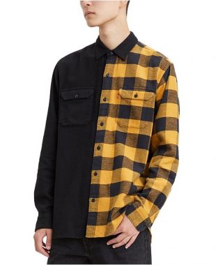 Levi's Men's Limited Collection Split Pattern Work Shirt, Created For Macy's
