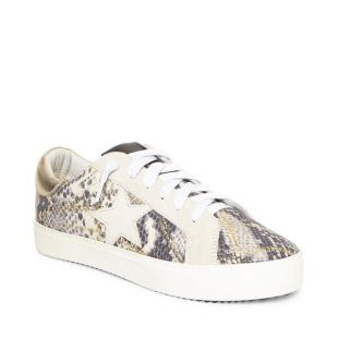 Philosophy Gold Snake Sneakers