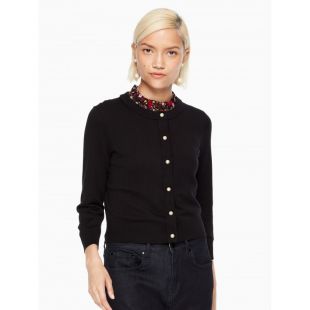 Button Cropped Cardigan