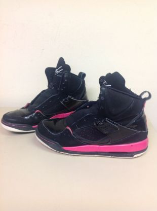 nike air jordan flight 45 high black pink