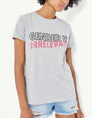 T-shirt Gender is irrelevant - Stradivarius