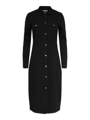 Robe en jean noir