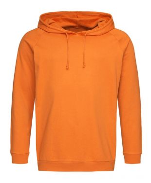 The sweatshirt hoody orange worn by Gregory van der Wiel on his account  Instagram @gregoryvanderwiel