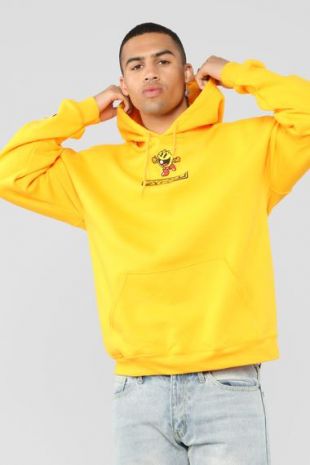 Pac man cheap hoodie yellow