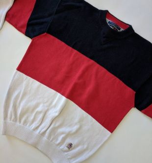 Vintage tommy hilfiger knit on sale sweater