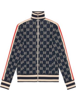 Hoeveelheid van verdund Vul in The Zipped jacket Gucci worn by Soolking in the video I'm mounted on the  same stage as Michael Jackson | Konbini | Spotern