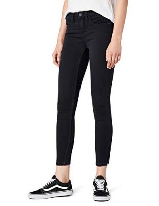 ONLY onlKENDELL ETERNAL ANKLE BLACK NOOS, Jeans Femme, Noir (Black), 36/L30 (Taille fabricant: Small)
