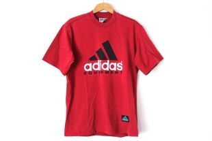 tee shirt adidas rouge et blanc