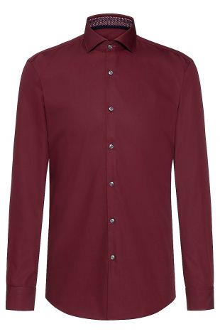 Chemise Slim Fit avec finitions intérieures imprimées