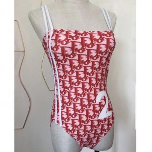 red dior swimsuit
