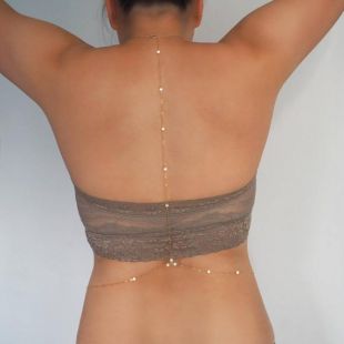 Chaîne de corps en or véritable