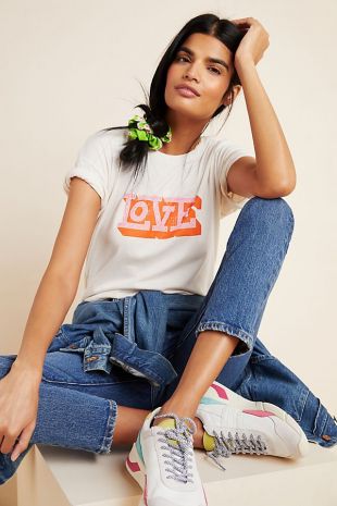 White Graphic Tee