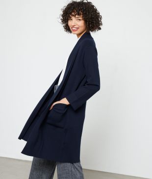 Gilet long à poches