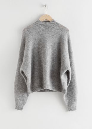 & Other Stories - Oversized Fuzzy Wool Blend Sweater