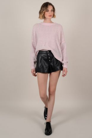 Short à Pince Simili