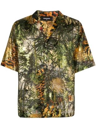 Chemise Tiger Bamboo à Manches Courtes