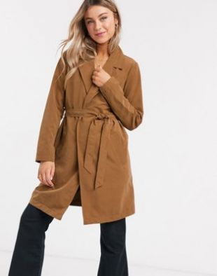 Trench-coat croisé - Marron
