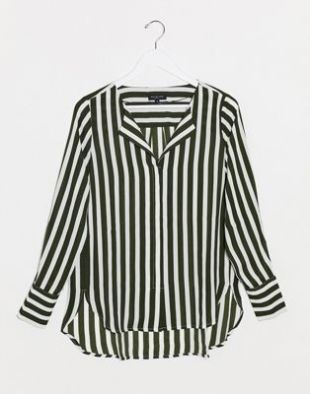 Stripe Long Sleeve Blouse