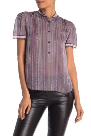 Austin Stripe Silk Shirt