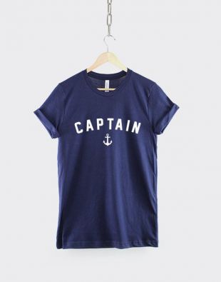 Chemise Nautical Anchor - T-shirt Captain Achor Sailing Boat