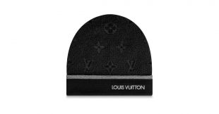 Louis Vuitton Eclipse Monogram Black Beanie – 1NE.derby