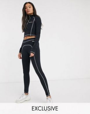Leggings With Contrast Stitching