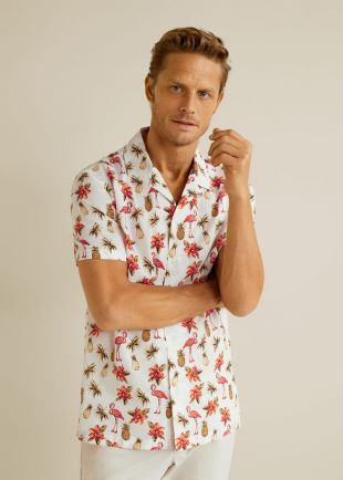 Camisa estampado hawaiano