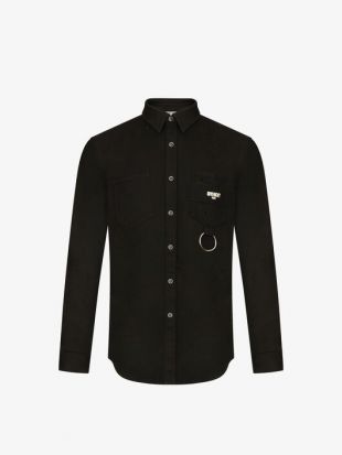 CHEMISE DESTROYED EN DENIM