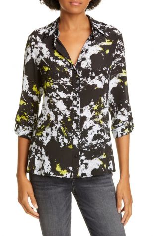 Floral Silk Blouse