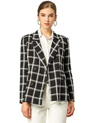 Plaid Blazer