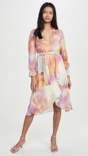 Front Wrap Duster Dress