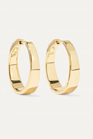 Gold Meryl 18-karat gold Hoop Earrings