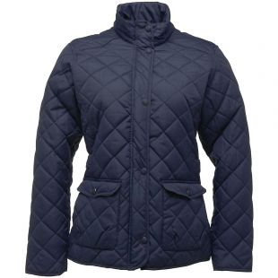 Manteau matelassée bleu