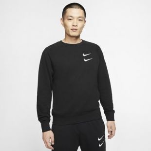 double nike swoosh sweatshirt