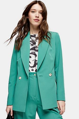Mint Double Breasted Blazer