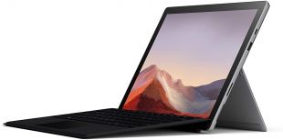 Microsoft Surface Pro 7 – 12.3" Touch-Screen - 10th Gen Intel Core i5 - 8GB Memory - 128GB SSD (Latest Model) – Platinum with Black Type Cover