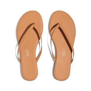 Women's Leather Flip Sandals
