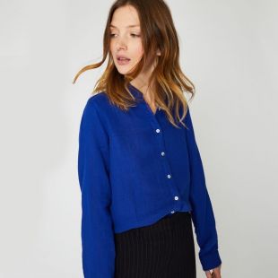 Chemise en coton BIO uni