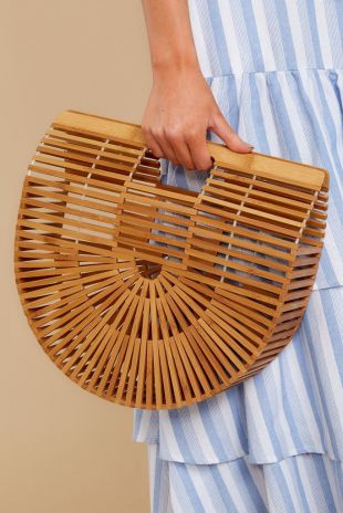 joia - Large Japanese Bamboo Basket Bag