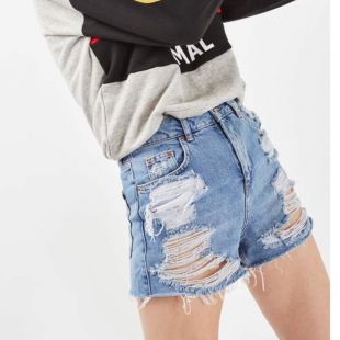 Ripped Mom Shorts