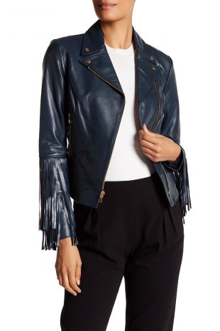 ZAC Zac Posen | Willow Genuine Leather Jacket | Nordstrom Rack