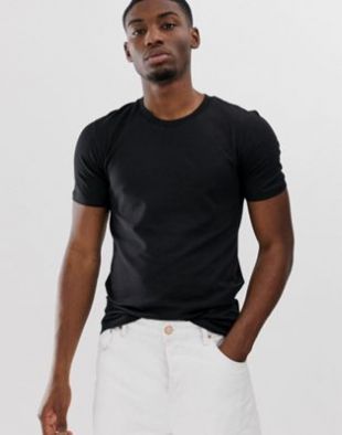 'The Perfect Tee' - T-shirt en coton pima - Noir