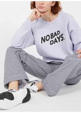 SWEAT COL ROND SÉRIGRAPHIÉ EN COTON