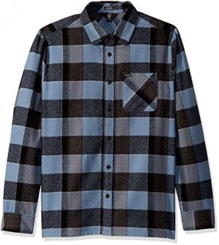 Neo Glitch Button Up Flannel Shirt