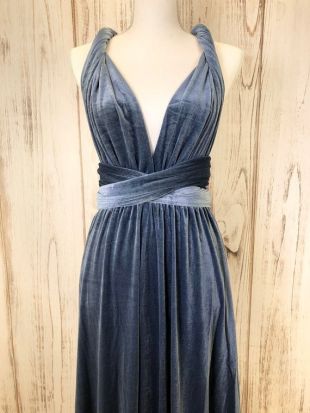 100 blue dress